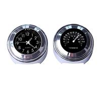 Niniang 2 PZ Orologio Al Quarzo e Termometro 7/8 Pollici Impermeabile Della Bici Manubrio Orologio Alluminio Accessori Universali