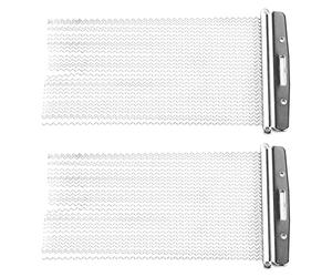 Niniang 2 x Molla a , filo di cassa in acciaio a metà design, 30 fili