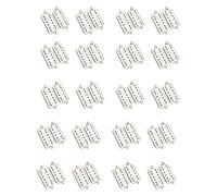 Niniang 20 Pezzi Chitarra Collo Ponte Humbucker Pick-Up Piastra di Base 50 mm 52 mm Spaziature Humbucker Ponte Collo Parti