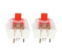 Niniang 20 Pezzi di Plastica per La Sostituzione della Tastiera Interruttore Medico MX RGB a 3 Pin Rosso Ciliegia