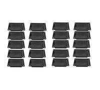 Niniang 20 Pezzi Serie 9V Alloggiamento della Batteria/Supporto/Coperchio Del Vano della Cassa con Morsetto della Batteria 9 Volt per Accessorio di Ricambio Pickup Chitarra Basso