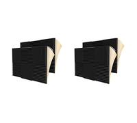 Niniang 24 Pezzi Pannello di Schiuma Acustica Autoadesiva, Pannello di Schiuma Acustica, Cuscino Di Isolamento Fonico, Riduce Il Rumore, Ufficio Casa Studio