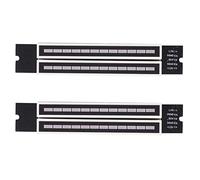 Niniang 2X Doppio 12 Indicatore di Livello di Musica LED Spettro VU Misuratore Amplificatore Lampade Pannello Regolabile di Velocità della Luce per MP3 DC 7-12 V ()