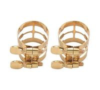 Niniang 2X Nuovi Fiocchi In Metallo Intagliato Clip Bocchino Clarinetto Alto per Sassofono Alto