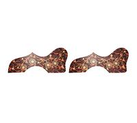 Niniang 2X Pickguard Chitarra Acustica Stile Decorazione Tartaruga EJ200, Tartaruga