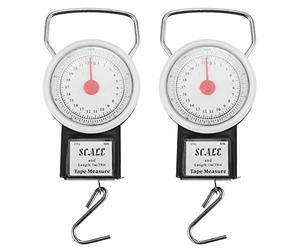 Niniang 2X Portatile Gancio Appeso Scala di Viaggio per Bagagli 22Kg Misura 50Lb