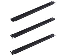 Niniang 3 Pezzi 1U 19 Pollici Rack Mount Piastra Otturatore Rack Rete Pannello Server Gestione dei Cavi