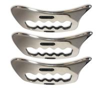 Niniang 3 x strumento di massaggio raschiatura in acciaio Gua Sha strumento di raschiatura per la mobilitazione di tessuti molli