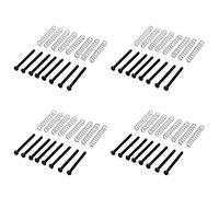 Niniang 32 pezzi M2.5X32MM Pick-up per chitarra elettrica di Humbucker Reglage L'altezza vite e molla, passo 0,4 mm, nero