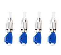 Niniang 4 Pezzi Adattatore per Localizzatore di Guasto Visivo, Adattatore Connettore a Fibra Ottica Ibrida, Adattatore Monomodale 9/125Um FC a LC