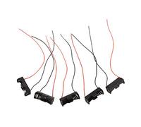 Niniang 5Pcs 1 23A A23 12V Batteria Clip Holder Case Holder con Filo, 105390