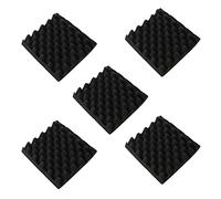 Niniang 5pcs 25X25X5CM Schiuma Isolamento Acustico Cassa Uova Schiuma Acustica Studio Trattamento Isolamento Isolante