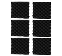 Niniang 6pcs 25X25X5CM Schiuma Isolamento Acustico Cassa Uova Schiuma Acustica Studio Trattamento