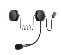 Niniang Cuffie fili con altoparlanti Bluetooth per cuffie da moto, auricolari, chiamate , lettore musicale MP3, ricambio per cuffie da moto.