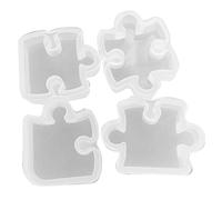 Niniang Fai da te Jigsaw Puzzle Stampo Silicone Può Essere Assemblato Ciondolo Piena Pagina EPoxy Specchio