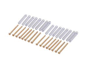 Niniang Humbucker - 16 pezzi M3X30 MM Pick-up per chitarra elettrica, regolazione 'altezza, vite e molla, colore: