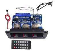 Niniang Kit di schede amplificatore audio 2 x 25 W + 50 W 2.1 canali Bluetooth 5.0 subwoofer con DC + USB +