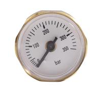 Niniang Manometro di Pressione Aria Precisione Quadrante ED 28Mm 350Bar con Filettatura 1/8 Inch per Adattatore PCP