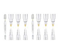 Niniang Set di 12 Pennarelli di Ricarica Vergine Penna di Pittura Ricaricabile a Doppia Estremità Pennarello Ricaricabile Vuoto per Verniciatura Riempimento