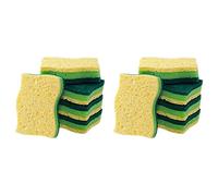 Niniang Spugne da cucina in cellulosa antigraffio, spugna per 10 pacchetti, spugna per pulire le multiuso