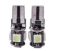 Niniang T10 501194168 W5W 5SMD LED Errore Canbus Auto Lato Lampadina, 2 pezzi Blu Ghiacciaio
