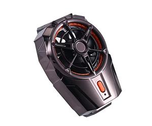 Niniang Universal Mini Mobile Phone Cooling Fan Radiator Turbo Hurricane Game Cool Heat Sink Battery Model, Electroplated Nero