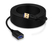 Niniber Cavo di prolunga USB 3,0 A, prolunga USB 3.0, cavi di alimentazione da USB a tipo A, cavo USB da maschio a femmina, cavo di trasferimento dati veloce per stampante HP, webcam, flash drive,