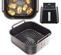 Ninja AF180UK - Rivestimento in silicone per friggitrice ad aria, AirFlow Pro, spessore 3 mm con creste rialzate da 15 mm per un flusso d'aria nitido, inserto riutilizzabile per cestello, accessori