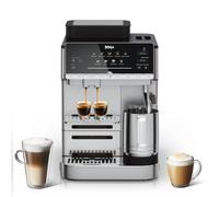 Ninja AutoBarista, Macchina da Caffè in Grani Automatica, Argento | Espresso, Caffè Filtro Americano, Cold Brew, Altro, Montalatte, Macinacaffè Incorporato, 10 Programmi, 4 Opz Schiuma AE1001EU
