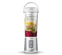 Ninja Blast Frullatore Portatile, 530 ml, con Coperchio e Beccuccio, Mini Frullatore Senza Fili, Ricaricabile, per Frullati, Trita Ghiaccio e Frutta Congelata, Bianco, BC151EUWH
