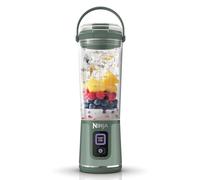 Ninja Blast Frullatore Portatile, 530 ml, con Coperchio e Beccuccio, Mini Frullatore Senza Fili, Ricaricabile, per Frullati, Trita Ghiaccio e Frutta Congelata, Verde Foresta, BC151EUEM