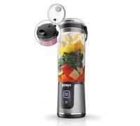 Ninja Blast Frullatore Portatile, 530 ml, con Coperchio e Beccuccio, Mini Frullatore Senza Fili, Ricaricabile, per Frullati, Trita Ghiaccio e Frutta Congelata, Nero, BC151EUBK