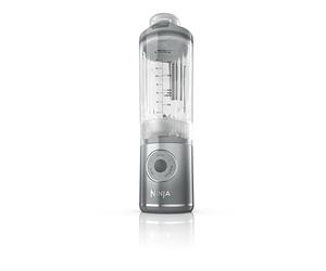 Ninja Blast Max BC251EUSL - Frullatore portatile, 570 ml, batteria ricaricabile, tazza di miscelazione e coperchio a prova di perdite, 3 funzioni di miscelazione, per frullati, frullati proteici