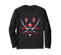Ninja Bunny Samurai Warrior Cutie Maglia a Manica