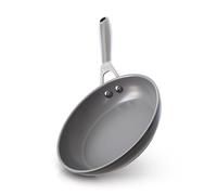 Ninja Ceramic Pro CW30020BK - Padella antiaderente, atossica, senza PTFE, rivestita in ceramica, manico in acciaio inox, adatta a fornelli e forno fino a 287,8 °C, compatibile con tutti i piani