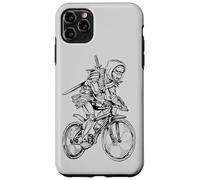 Ninja Ciclismo Bicicletta Ciclista Biker Bicicletta Equitazione Bike Custodia per iPhone 11 Pro Max
