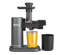 Ninja Cold Press Estrattore di Succo, Caraffa da 700ml, Contenitore Polpa 1,1 L, Prepara Succhi Freschi, Bevande e Shot Salutari, Compatto, Lavabile in Lavastoviglie, Parti Rimovibili, Grigio JC151EU