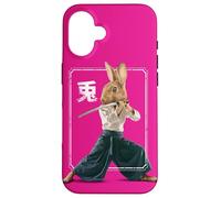 Ninja Coniglio Stealth - Kung Fu Bunny Warrior Custodia per iPhone 16