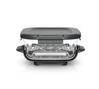 Ninja CRISPi, Contenitore in vetro resistente al calore TempWare, coperchio a scatto, ciotola per friggitrice ad aria resistente al calore, 1,4 L, senza BPA, ideale da portare con sé, 426SH101EUUK