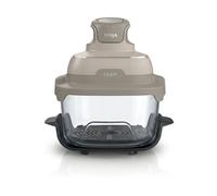 Ninja Crispi,Friggitrice ad aria portatile 4 in 1 in vetro, Grigio- FN201EUSD2 Crispi,Friggitrice ad aria portatile 4 in 1 in vetro, Grigio- FN201EUSD2