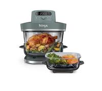 NINJA CRISPI PRO XL IN VETRO - 7 1 FRIGGITRICE AD ARIA, capacità 5,7 l, Max potenza 2050 W, programmi a 240 °C, Grigioi