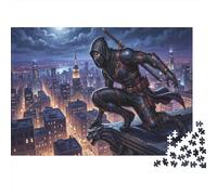 Ninja della Città Moderna Puzzle 1000 Pezzi,dai 14 Anni,Antistress,Decorazione Casa,Adulti E Ragazzi,Sfida Impossibile,Cartone Di Qualità,Idea Regalo,Gioco Educativo 70x50cm