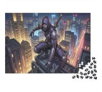 Ninja della Città Moderna Puzzle 1000 Pezzi,Sfida Impossibile,dai 14 Anni,Decorazione Casa,Adulti E Ragazzi,Gioco Educativo,Cartone Di Qualità,Idea Regalo,Antistress 38x26cm