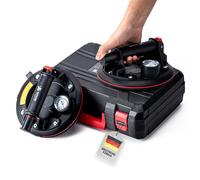 NINJA DIY Set di 2 sollevatori a ventosa, robusti alzacristalli per vetro, finestre, laminati, piastrelle, solo per superfici lisce, non per pannelli da terrazza e superfici ruvide - Ventose per