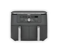 Ninja MAX Doppia Zona, Friggitrice ad aria digitale senza olio con doppio cestello, 6 in 1, 9,5 L, cestelli lavabili in lavastoviglie, antiaderenti, grigio piombo DZ400EU