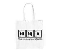 Ninja Element - Elemento Di Furtività - Borsa In Tela - Scienziato Geek Nerd