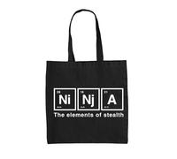Ninja Element - Elemento Di Furtività - Borsa In Tela - Scienziato Geek Nerd