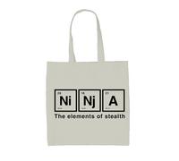 Ninja Element - Elemento Di Furtività - Borsa In Tela - Scienziato Geek Nerd