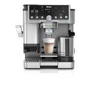 Ninja Luxe Pro Macchina Caffè 3 in 1, Macchina Latte, Cappuccino, Caffè Freddo, Espresso con Macinacaffè Integrato, Montalatte, Facile da usare, 5 Programmi Automatici Schiuma, Argento, ES701EU