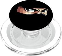 Ninja Eyes & Face in the Shadows Halloween Party Costume PopSockets PopGrip per MagSafe